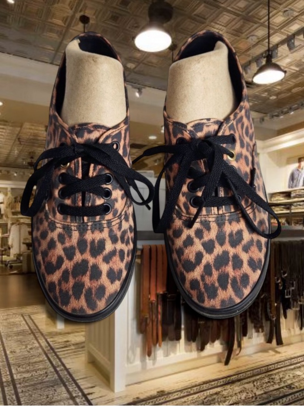 Vans Authentic Cheetah
Leopard Animal Print Skate
Shoes Men's 6.5 Women's 8